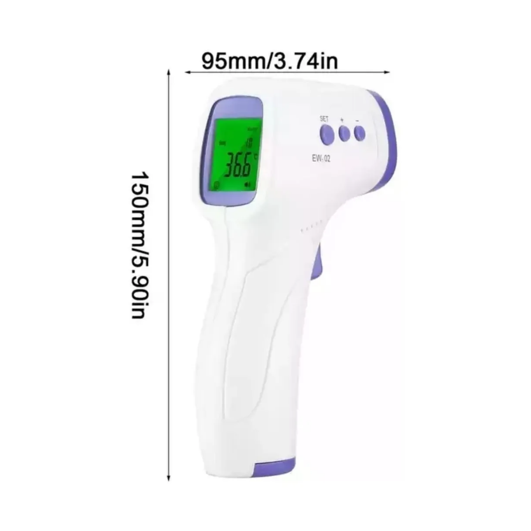 Termómetro Digital Infrarrojo con Láser – Medición sin Contacto
