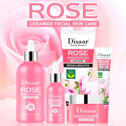 Kit Facial Disaar Rose Ceramide 5 Piezas