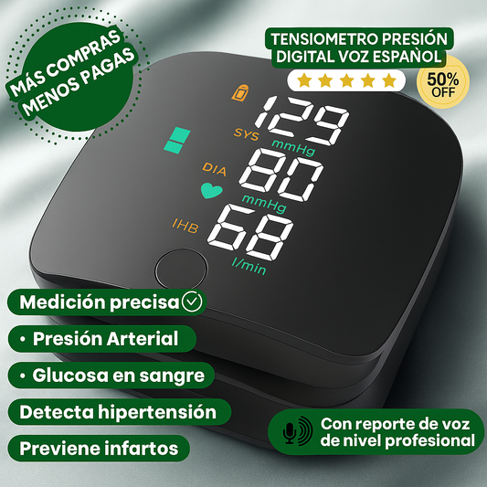 🌡️ Tensiómetro Digital de Muñeca HeartGuard™ | Lectura instantánea y fácil 👇